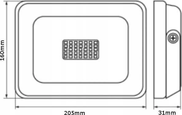 Lumax Prožektorius LED FLOODLIGHT 50W 4250lm 4000K IP65 neutraliai balta NW juodas 3 metų garantija LED LabsFAROFORM