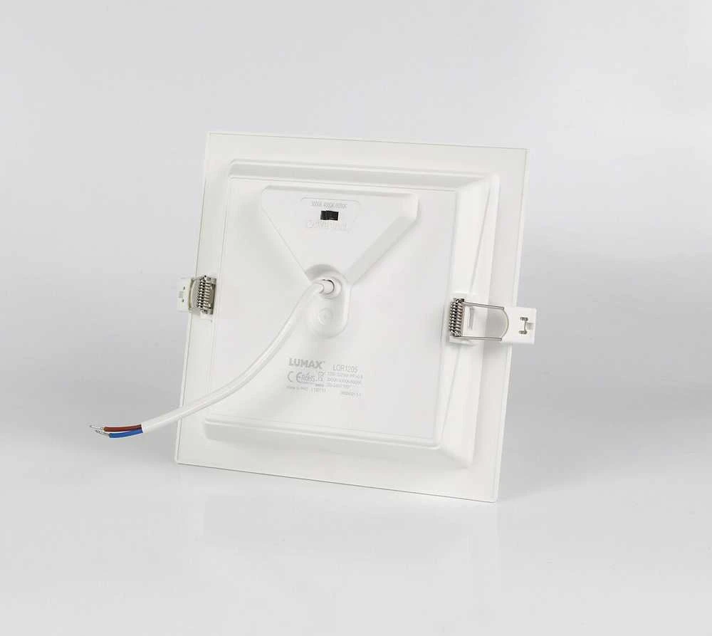 Lumax Šviestuvas įleidžiamas LED QUADRO II LOR1205 12W 850lm 840 110° 44
