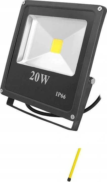 Lumax Prožektorius LED prožektorius Heda Floodlight HFL120N 20W 1600lm 4000K 120° IP65 juodas
