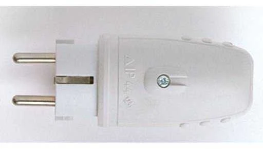 N_L Kištukas N&L,16A, 250V, IP44, pilkos spalvos