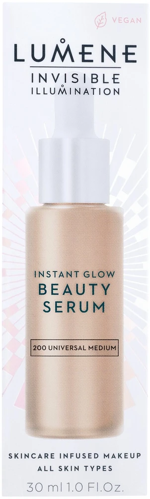 Lumene Invisible Illumination rozświetlające serum do twarzy 200 Universal Medium 30ml