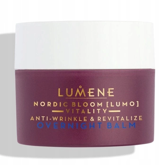 Lumene Nordic Bloom [Lumo] Vitality priešraukšlinis-revitalizuojantis naktinis balzamas 50 ml
