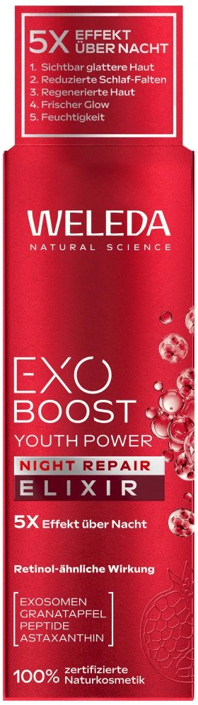 Weleda Exo Boost Youth Power regenerujący eliksir na noc 30ml