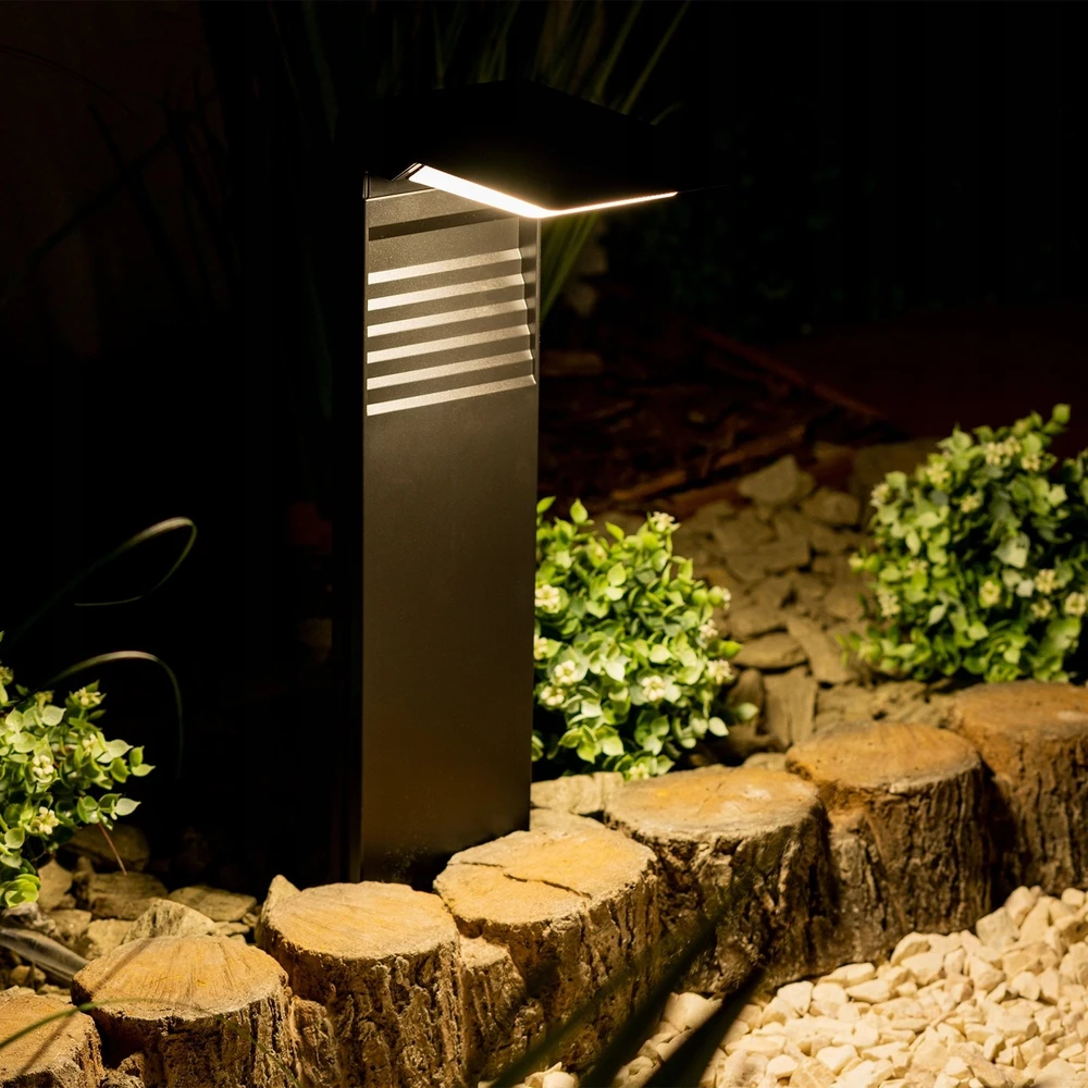 Lumiled Sodo saulės energijos LED lemputė, įsmeigiama, stulpelis 41 cm HORIUS 4000K IPX4 (LUMSOL1170)