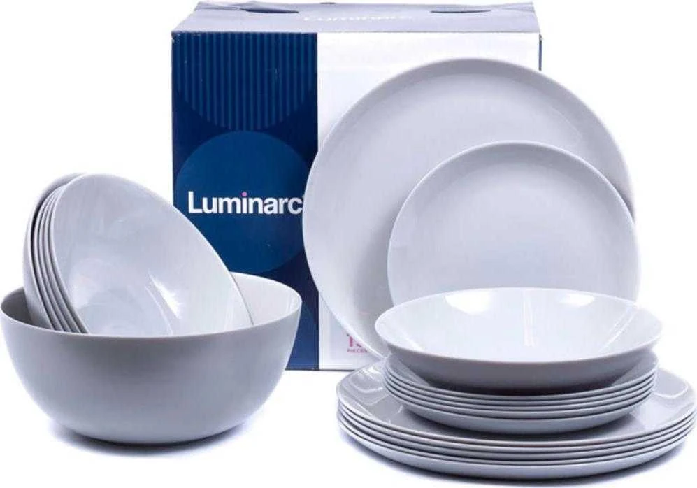 Vakarienės rinkinys 6 asmenims Diwali Granite 19 dalių LUMINARC