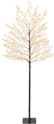 Lumineo Decoration "Tree" with LED lighting. 491627. 150 cm. juodas
