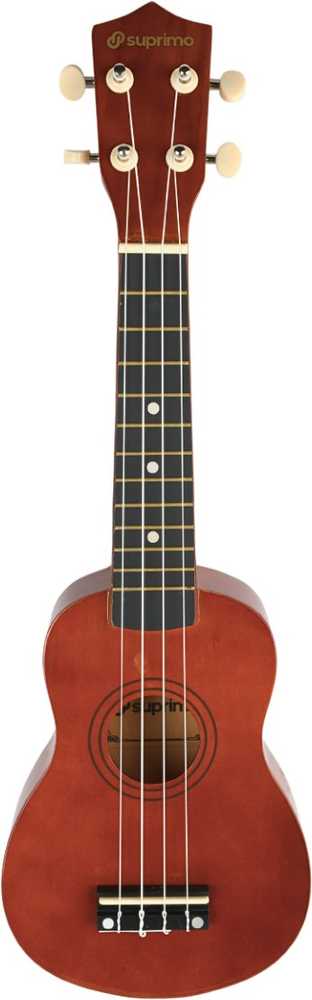 Luna Guitars SUPRIMO UK21 DW sopraninė ukulelė, 21", tamsi mediena