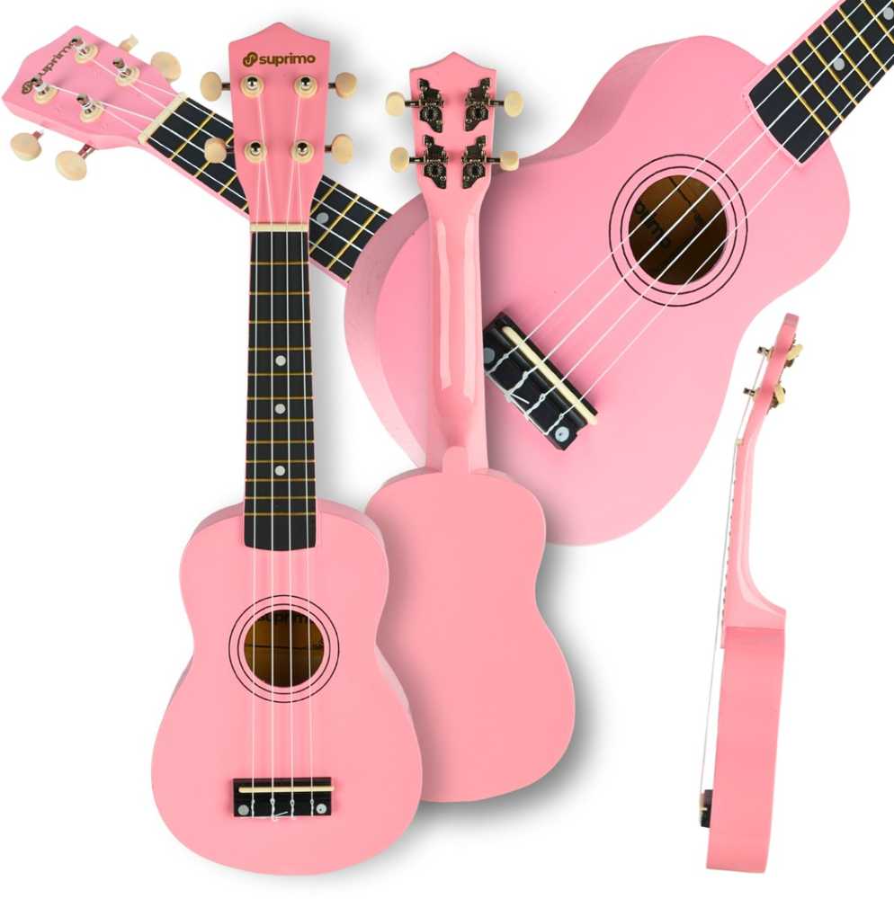 Luna Guitars SUPRIMO UK21 PK sopraninė ukulelė 21" rausva mediena