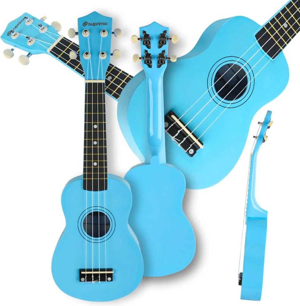 SUPRIMO UK21 SET LB - 21" soprano ukuleles, mėlynas