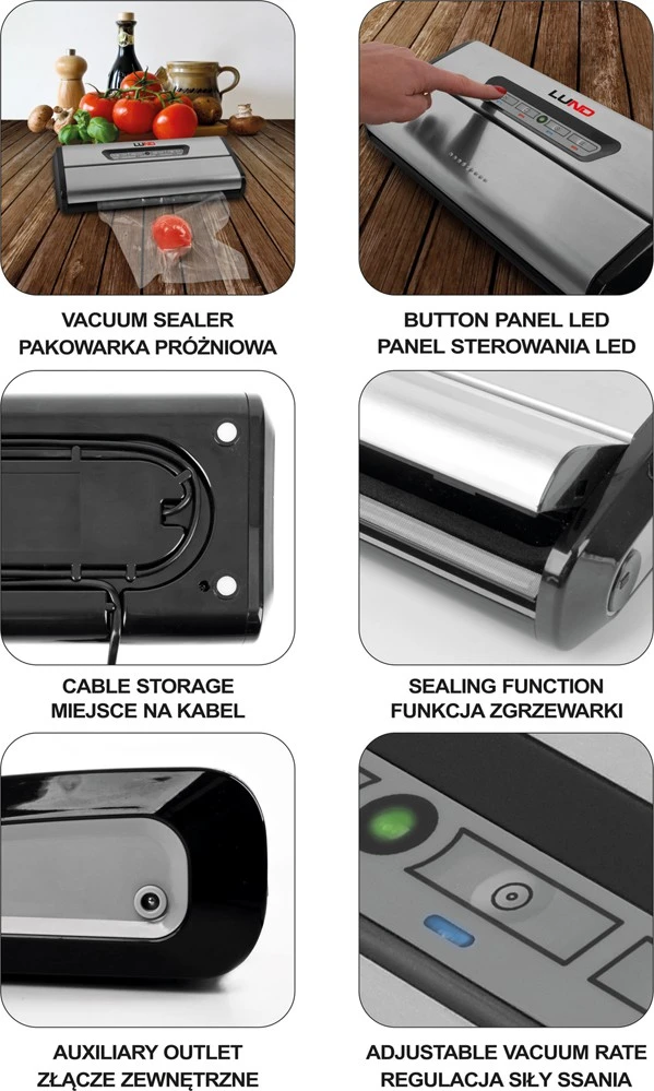 LUND VAKUUMINĖ PAKAVIMO MAŠINA 175W 67882