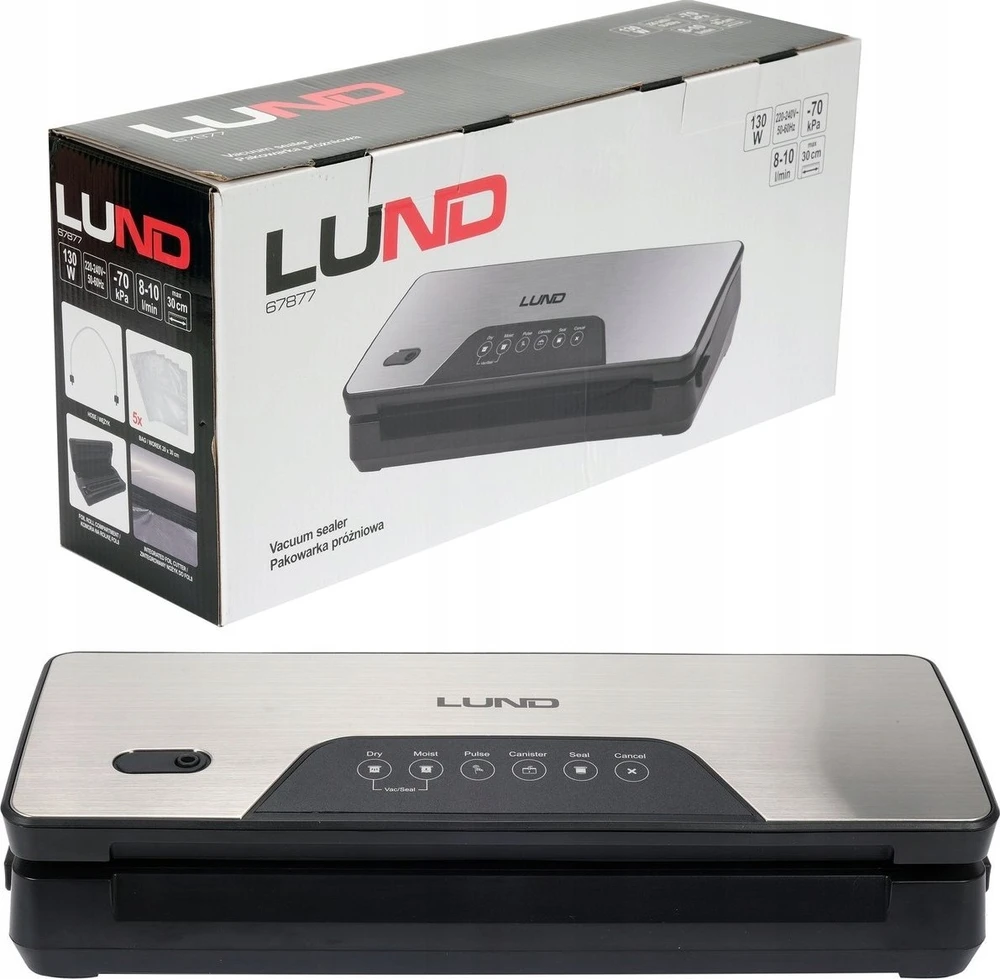 LUND VAKUUMINIS PAKAVIMO MAŠINAS 130W / MAX 30cm