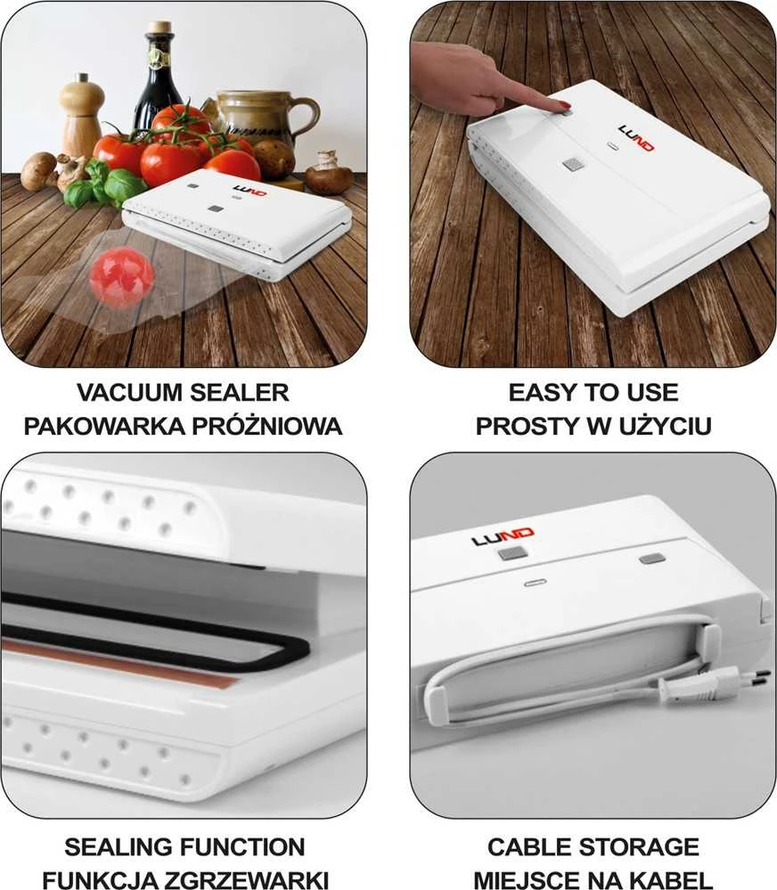 LUND VAKUUMINIS PAKAVIMAS 140W