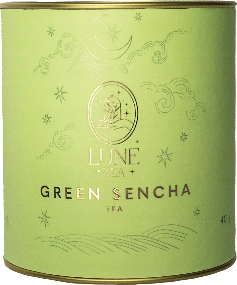 Lune Tea Green Sencha skardinė pakuotė