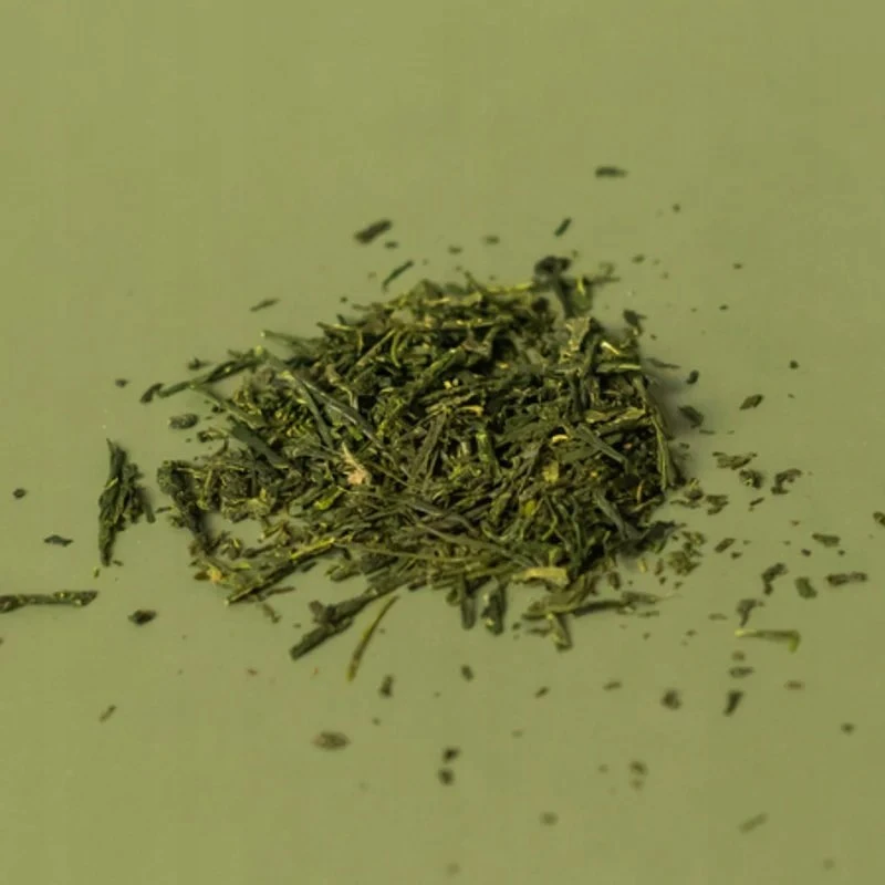 Sencha žaliosios arbatos lapeliai