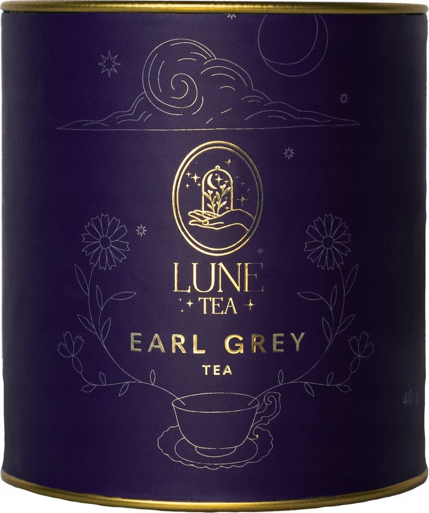 Juodas tea Lune Tea Earl Pilkas Tea, 40 g