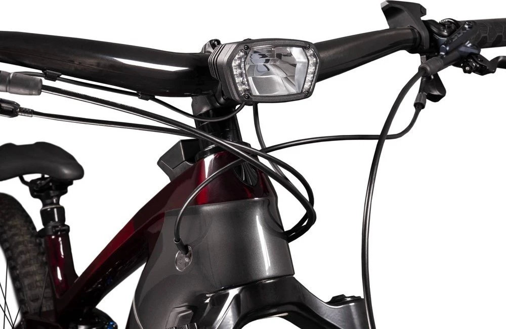 Lupine Priekinis žibintas elektriniam dviračiui LUPINE SL X Shimano 2800 liumenų, skirtas Shimano varikliams, apkaba 35 mm