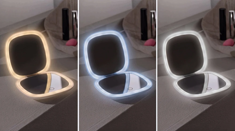 Kosmetinis veidrodis Cecotec Makiažui FaceCare Mini Mirror, USB-C (Cecotec)