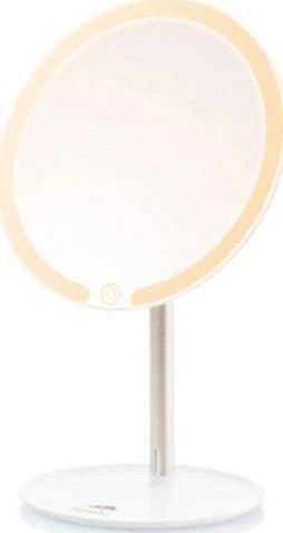Kosmetinis pastatomas veidrodis su apšvietimu ETA Fenité Cosmetic Mirror, Baltos spalvos