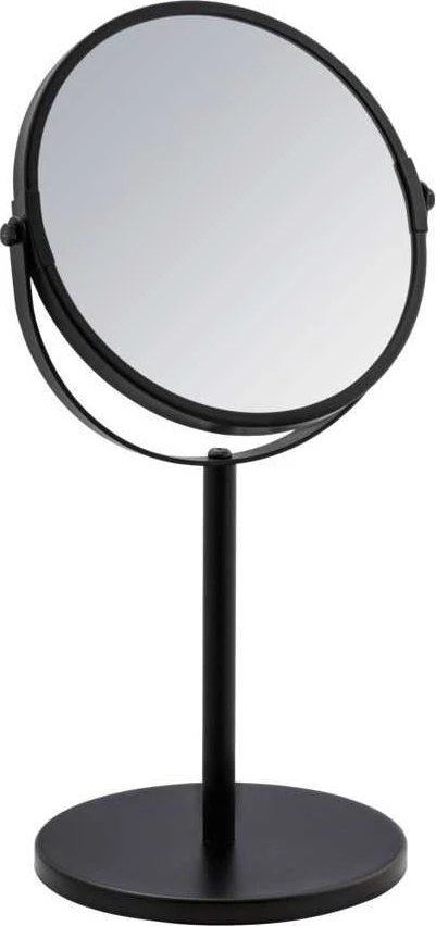 Cosmetic mirror ASSISI, Ø 17 cm, juodas, WENKO