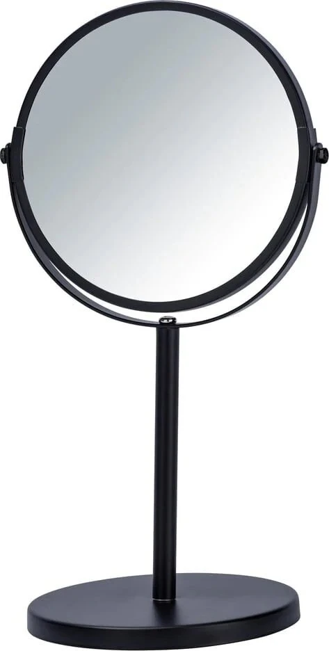 Cosmetic mirror ASSISI, Ø 17 cm, juodas, WENKO