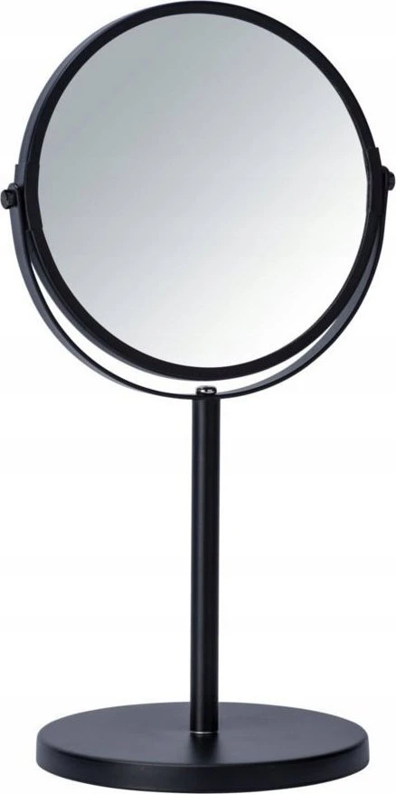 Cosmetic mirror ASSISI, Ø 17 cm, juodas, WENKO