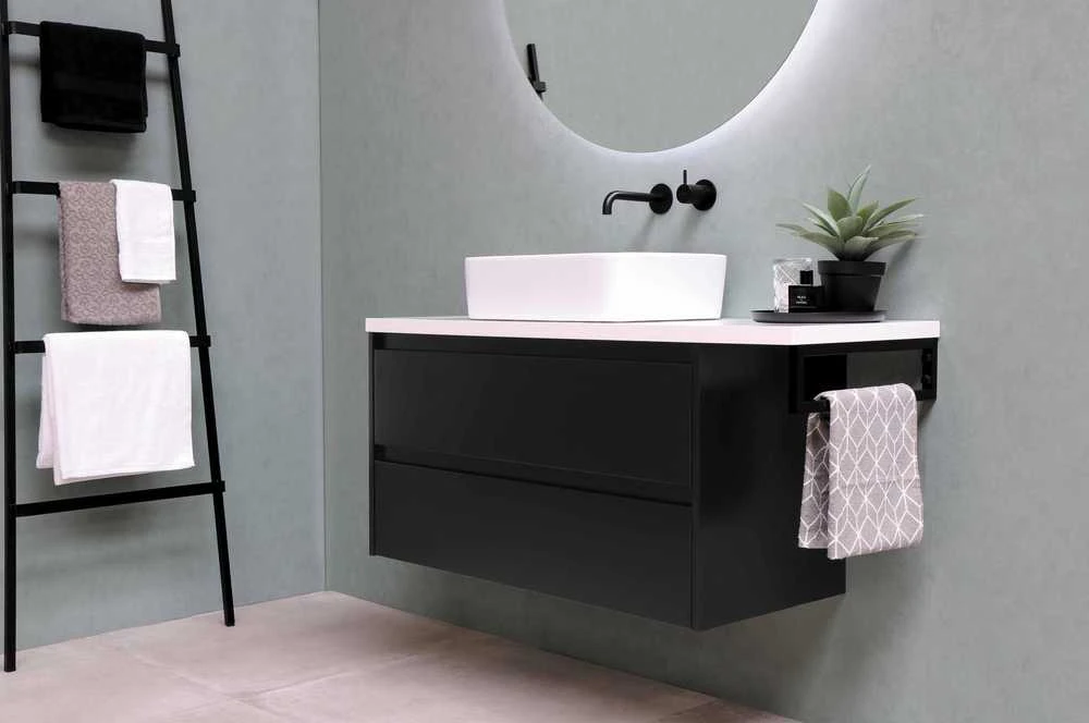 Masterjero BD meno veidrodis Luna apvalus vonios veidrodis su LED apšvietimu, 70 cm skersmens