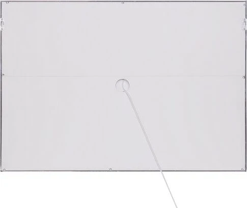 Beliani Vonios veidrodis su LED apšvietimu ARGENS 80 cm 60 cm sidabrinis