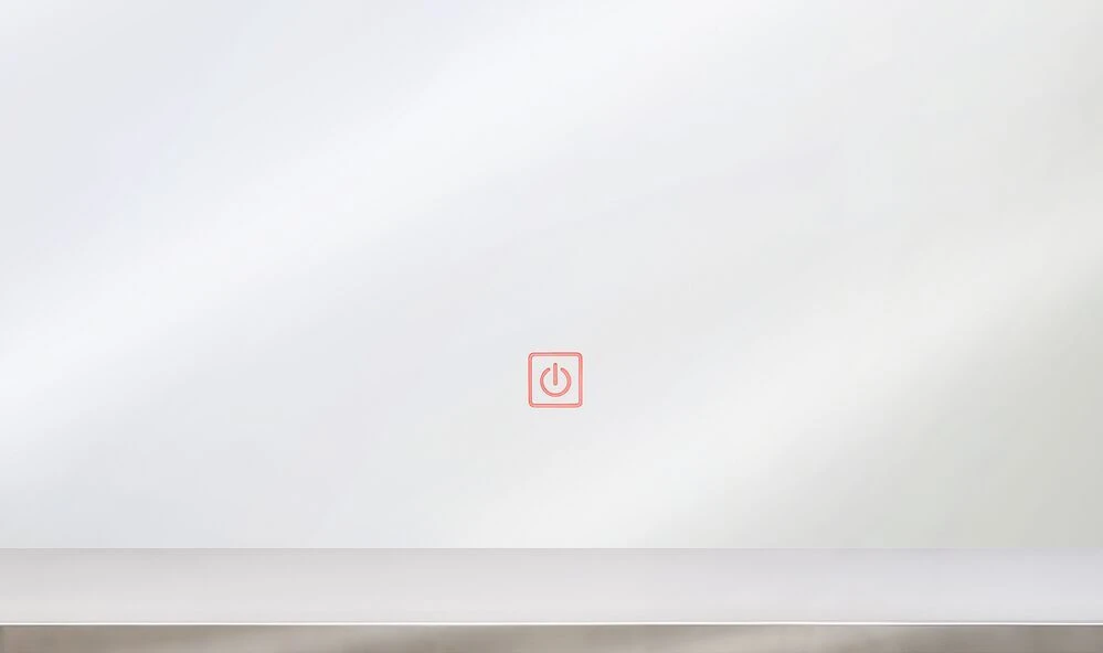 Beliani Vonios veidrodis su LED apšvietimu ARGENS 80 cm 60 cm sidabrinis
