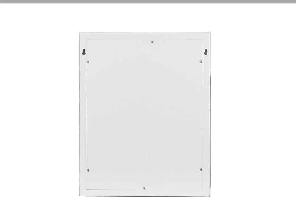 Beliani Vonios veidrodis LED LUCENAY 40 cm 50 cm sidabrinis