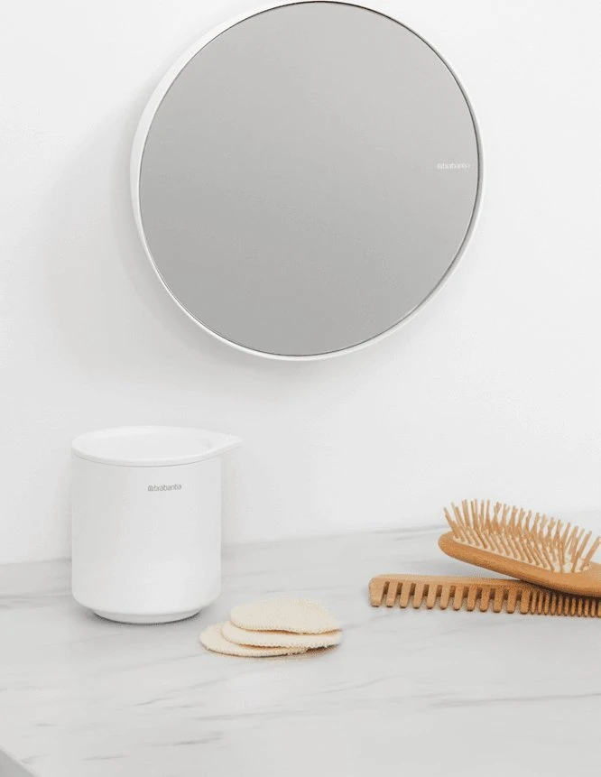 Brabantia kosmētiskais spogulis MindSet, mineral fresh baltas