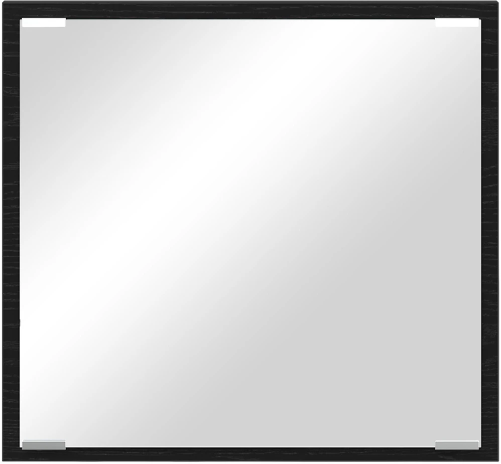LED vonios veidrodis Juodas ąžuolas 40 x 37 x 8.5 cm