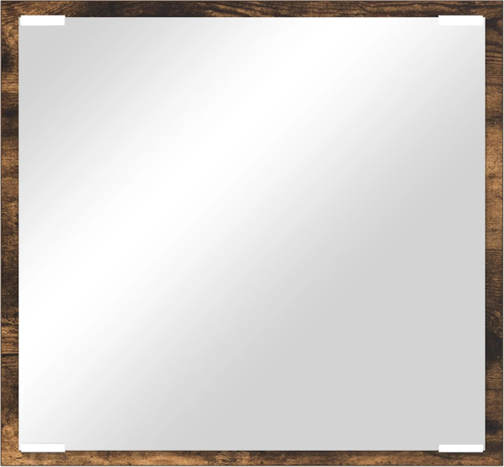 LED vonios veidrodis Rūkyta ąžuolas 40 x 37 x 8.5 cm