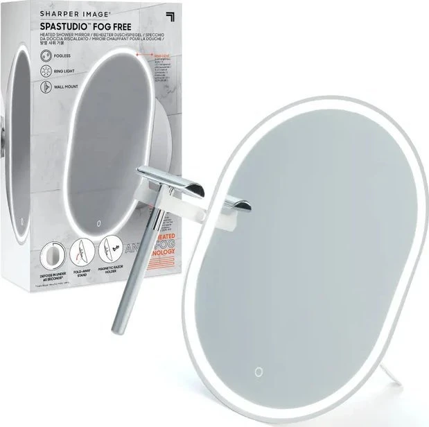 Veidrodis Sharper Image, vonios veidrodis be raso