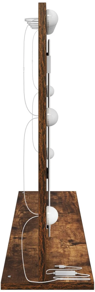 Kosmetinis veidrodis Rūkyta ąžuolas 100 x 55 x 18 cm