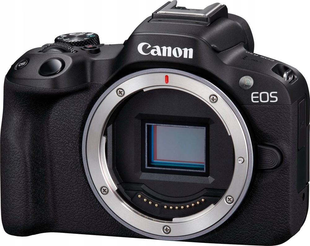„Canon“ | „EOS R50“ – skaitmeninis fotoaparatas su RF-S 18–150 mm F3.5–6.3 IS STM objektyvu | 24,2 megapikselių | ISO jautrumas (maks.) ISO 51200 | „Wi-Fi“ | Automatinis, rankinis | CMOS | Juodas