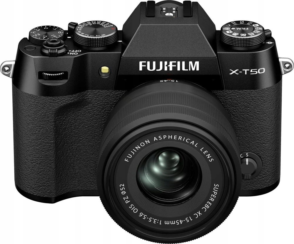 Sisteminis fotoaparatas FUJIFILM X-T50/XC15-45mmF3.5-5.6 OIS PZ Juodas (juodas)