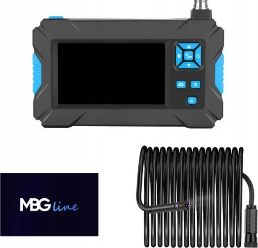 Luxury Prabangus fotoaparato tikrinimo endoskopas 10M 9LED 2xFULL HD