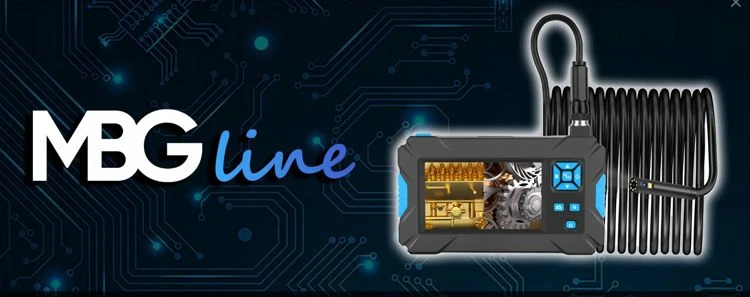 Luxury Prabangus fotoaparato tikrinimo endoskopas 10M 9LED 2xFULL HD