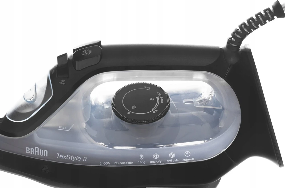 BRAUN TexStyle 3 Garų lygintuvas SI 3055 BK, Juodas
