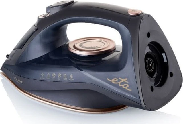 ETA | Lygintuvas | Kiara ETA127690000 | Cordless Garų lygintuvas | 2200 W | Vanduo tank capacity 220 ml | Continuous steam 40 g/min | Steam boost performance 90 g/min | Juodas