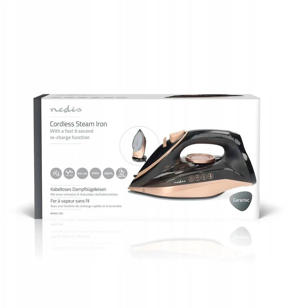 Nedis IRONCL250 juoda