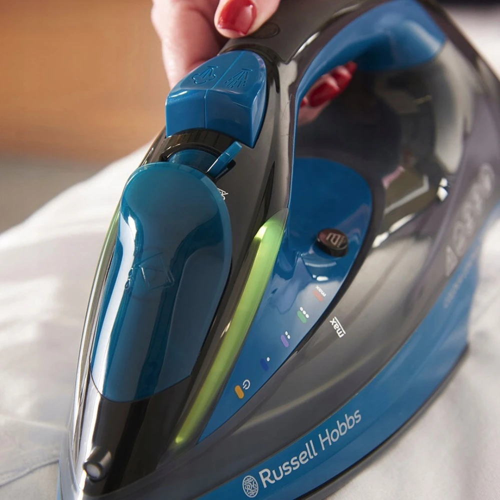Russell Hobbs – „Colour Control Pro“ lygintuvas – juodas ir mėlynas