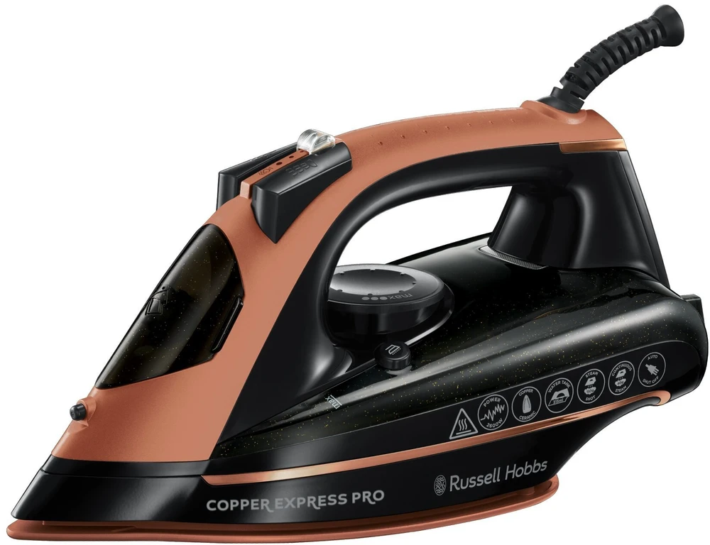 Russell Hobbs Copper Express Dry & Garų lygintuvas 2600 W Juodas, Copper