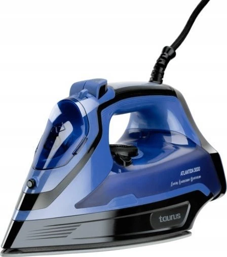 Garų Lygintuvas - Taurus 3000 W, Keraminis Padas, Juoda/Mėlyna