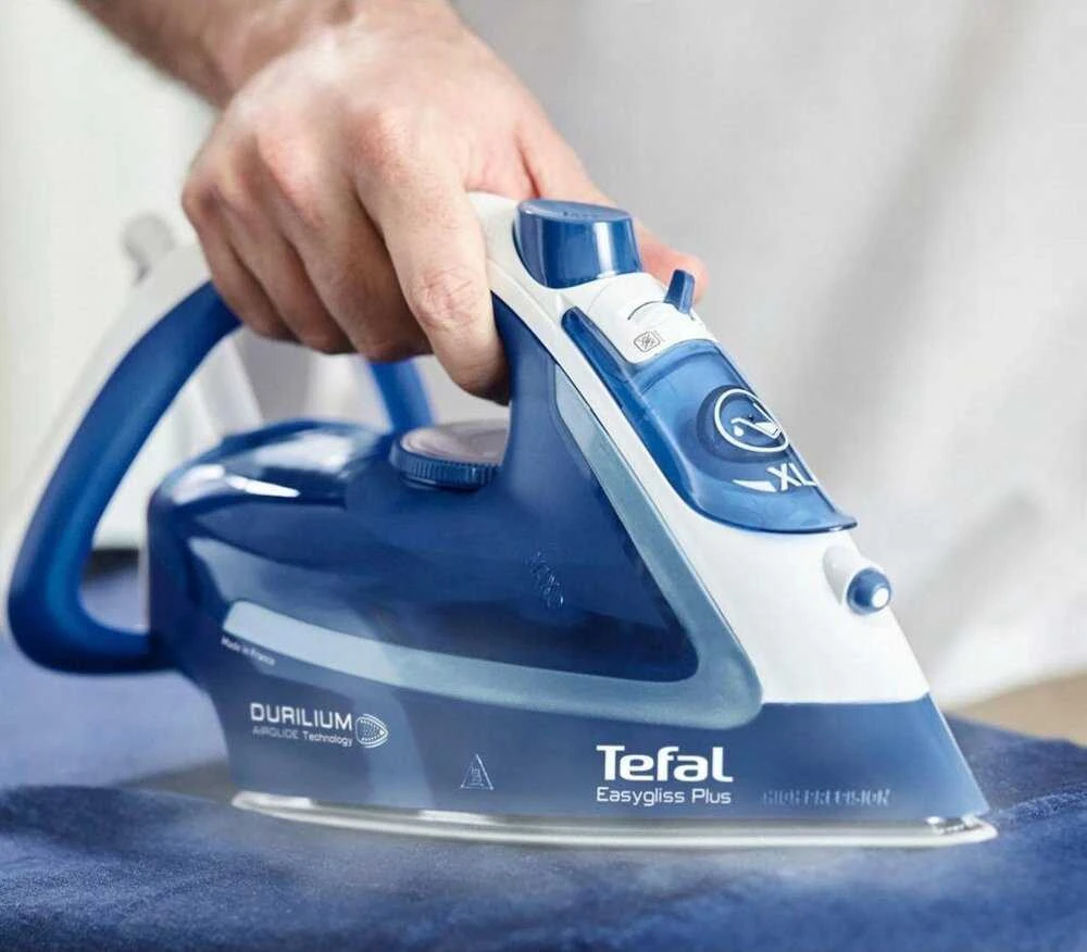 Lygintuvas Tefal Easygliss 2 FV5735E0. mėlynas/baltas