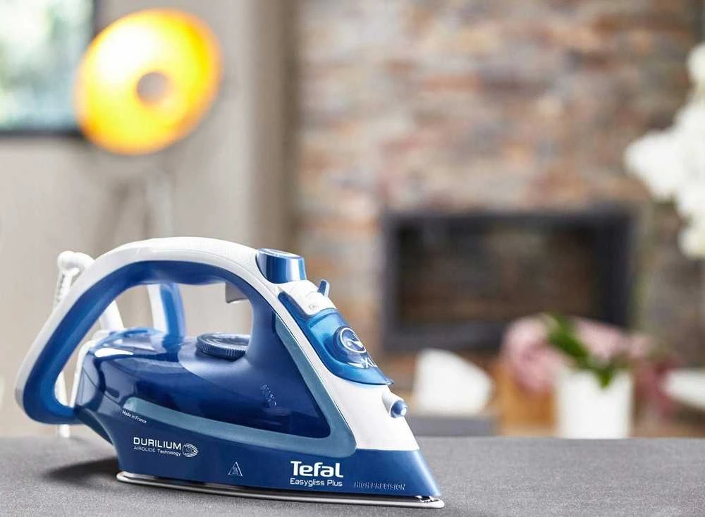 Lygintuvas Tefal Easygliss 2 FV5735E0. mėlynas/baltas