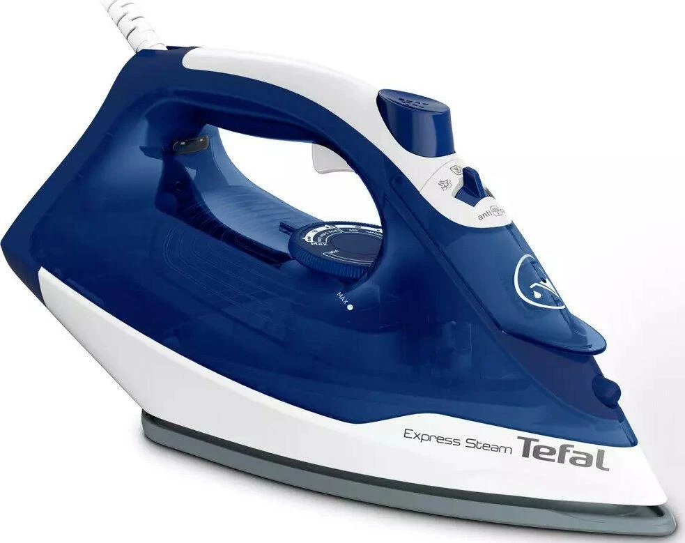 TEFAL | FV2838E0 | Garų lygintuvas | 2400 W | Vanduo tank capacity 270 ml | Continuous steam 40 g/min | Mėlyna/Baltas