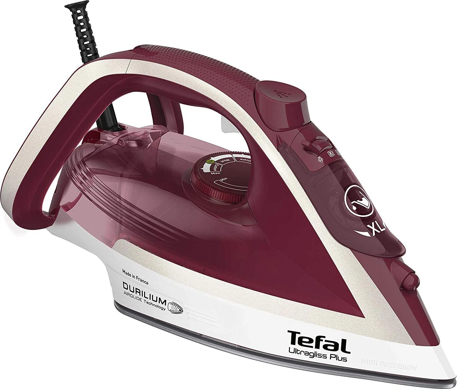 TEFAL | FV6810E0 Ultragliss Plus | Garų lygintuvas | 2800 W | Vanduo tank capacity 270 ml | Continuous steam 50 g/min | Steam boost performance 250 g/min | Raudona/Baltas