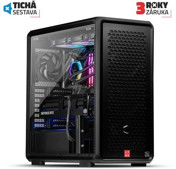 Stacionarus kompiuteris Komputer Lynx LYNX Challenger Ryzen 7 7800X3D 32GB 2TB SSD NVMe RTX 5080 16G W11 Home