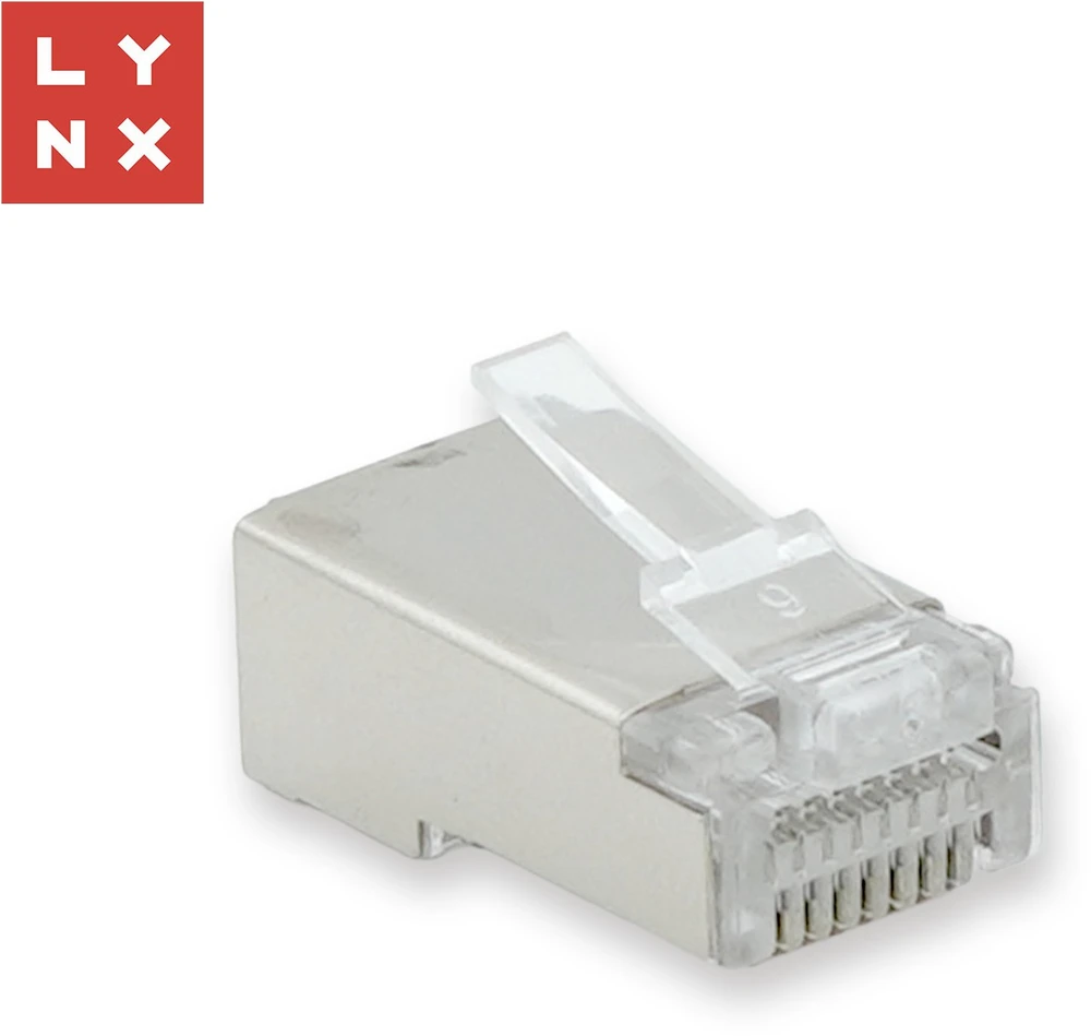 Lynx CS LYNX konektor STP Cat6, 50µ, 100ks
